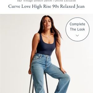 Curve Love High Rise 90s Relaxed Jean short
